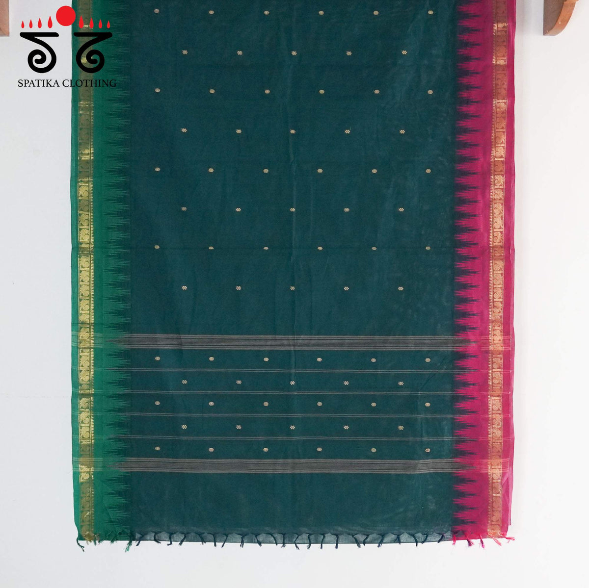 Green Chettinad Cotton Saree