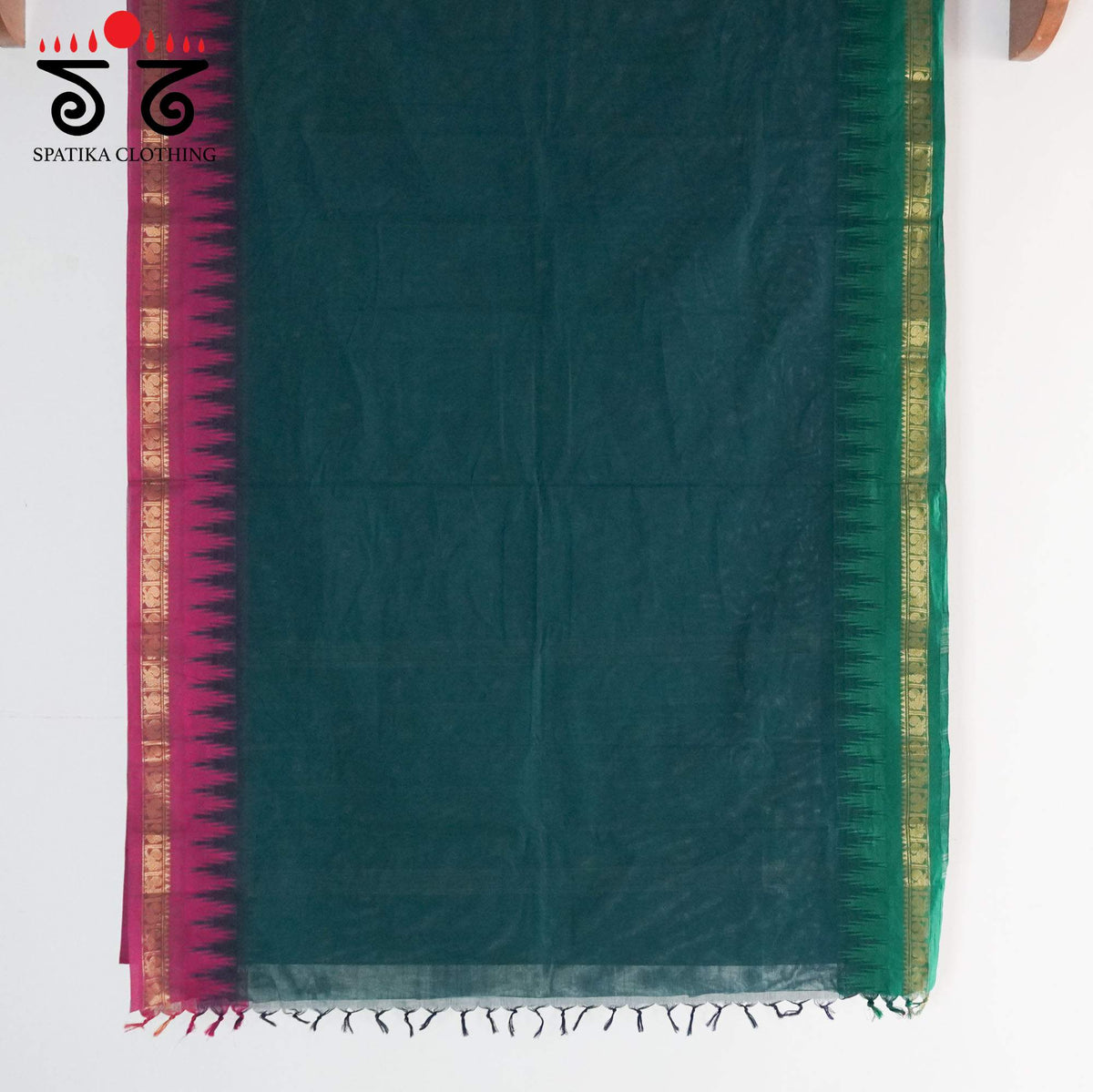 Green Chettinad Cotton Saree