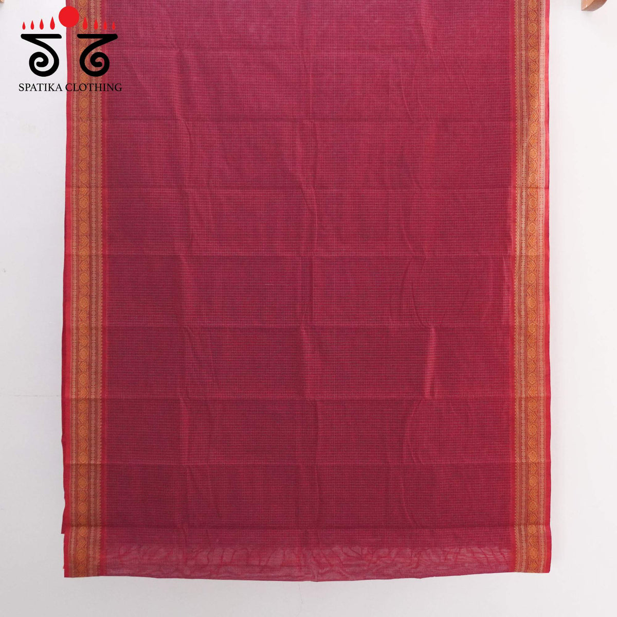 Red Festive Kanchi Cotton Saree