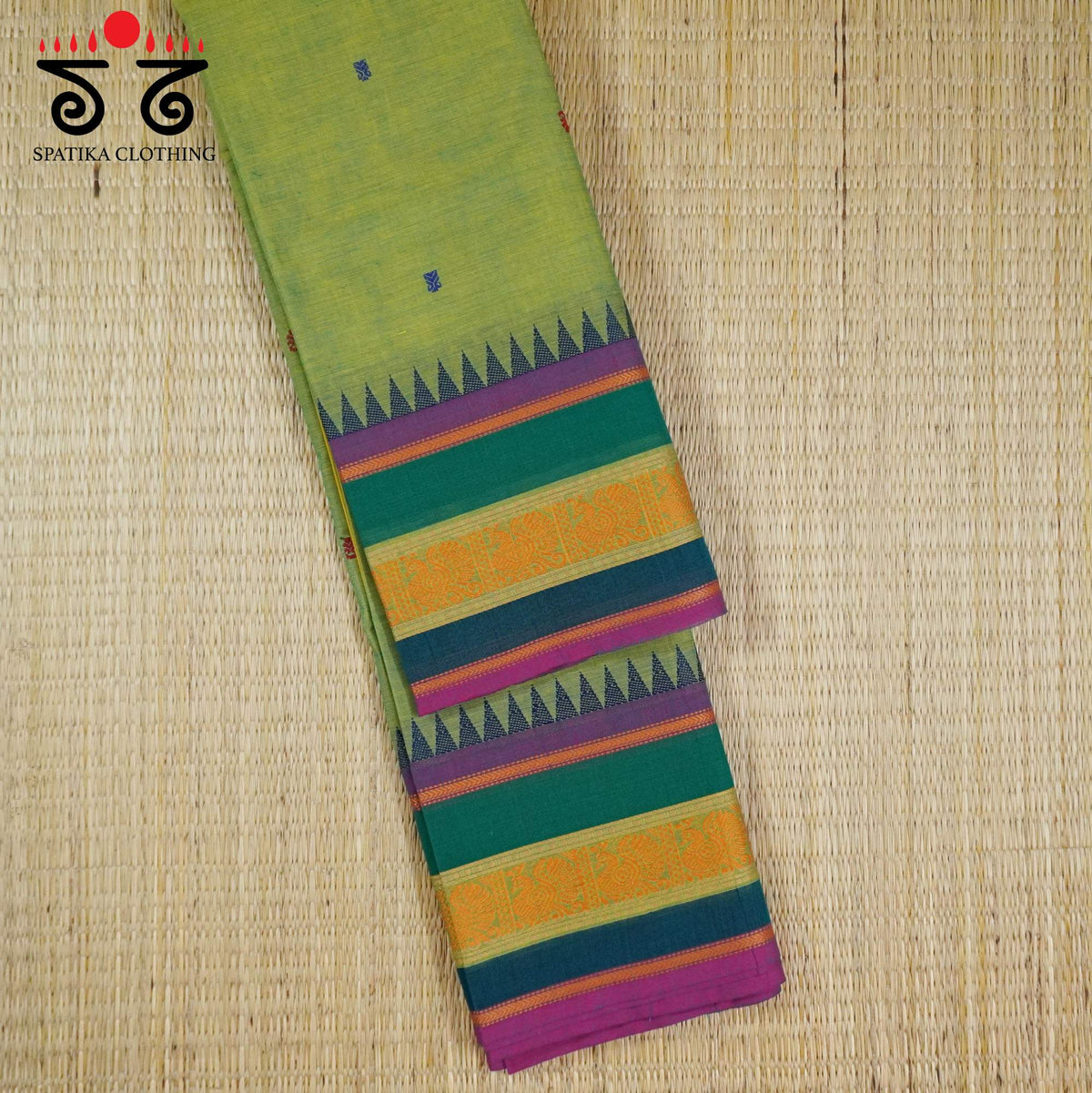Green Kanchi Cotton Saree