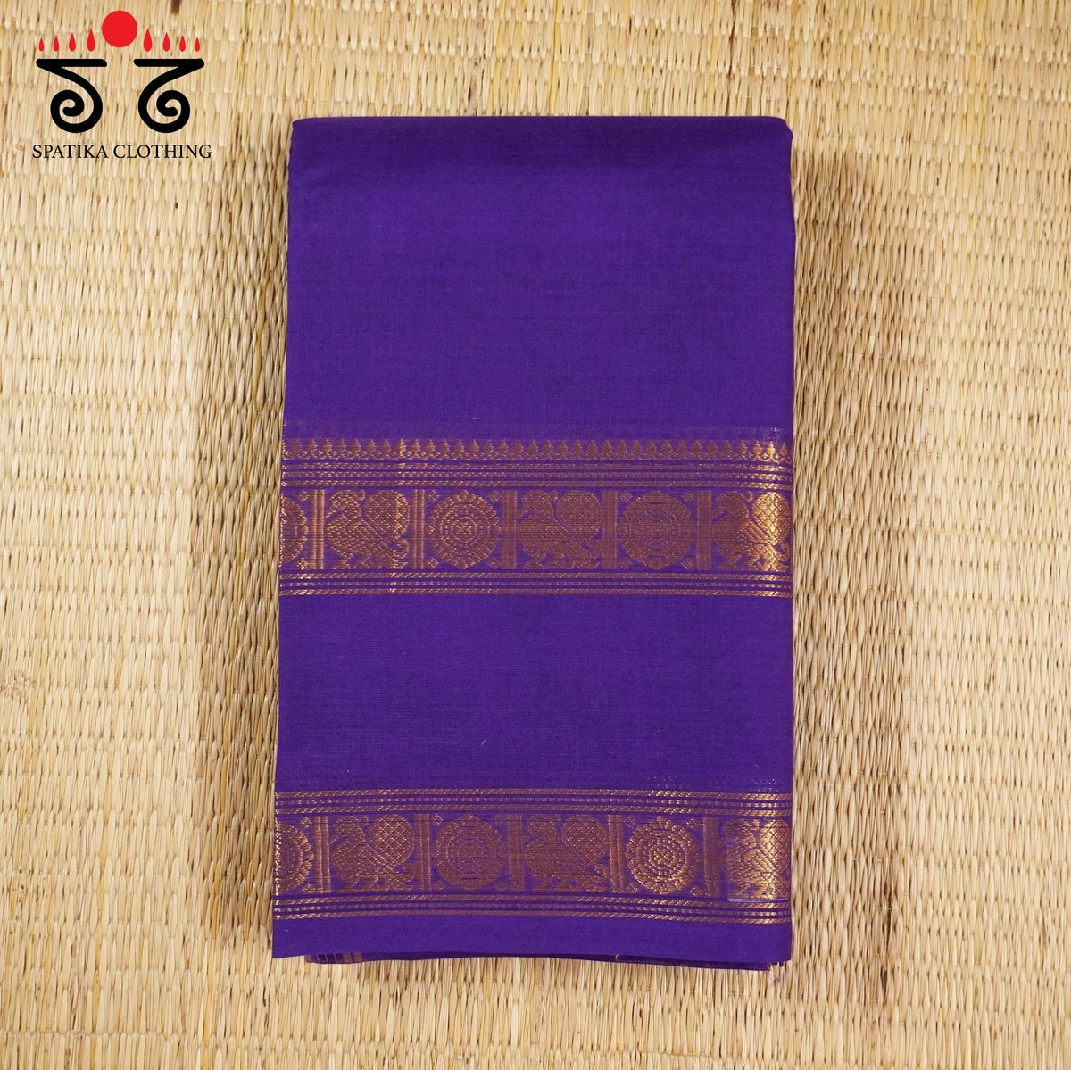 Purple Kanchi Cotton Saree