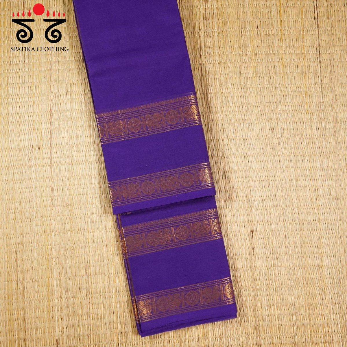 Purple Kanchi Cotton Saree