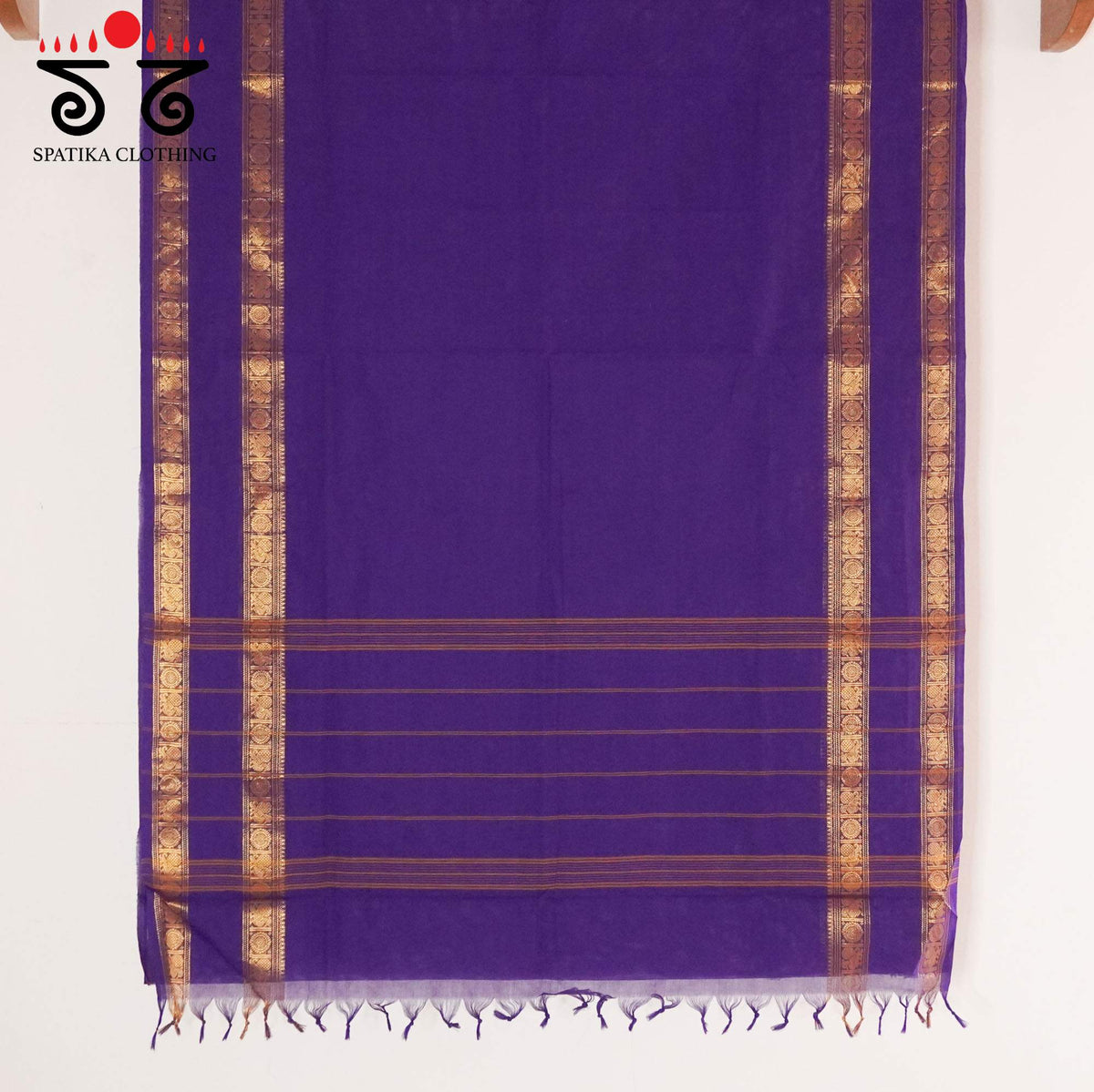 Purple Kanchi Cotton Saree