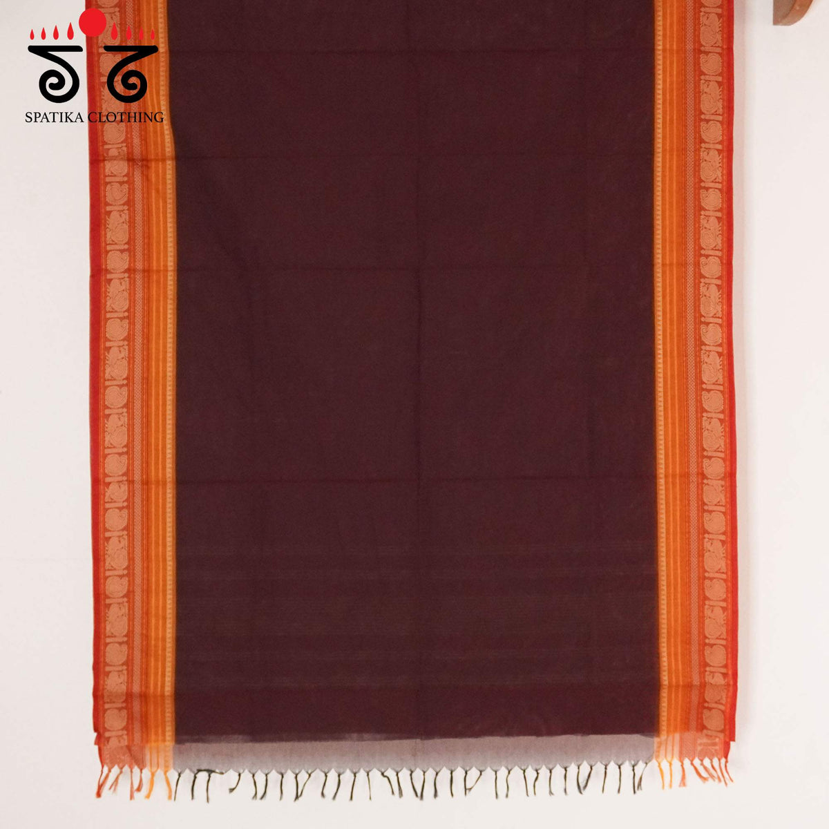 Brown Kanchi Cotton Saree