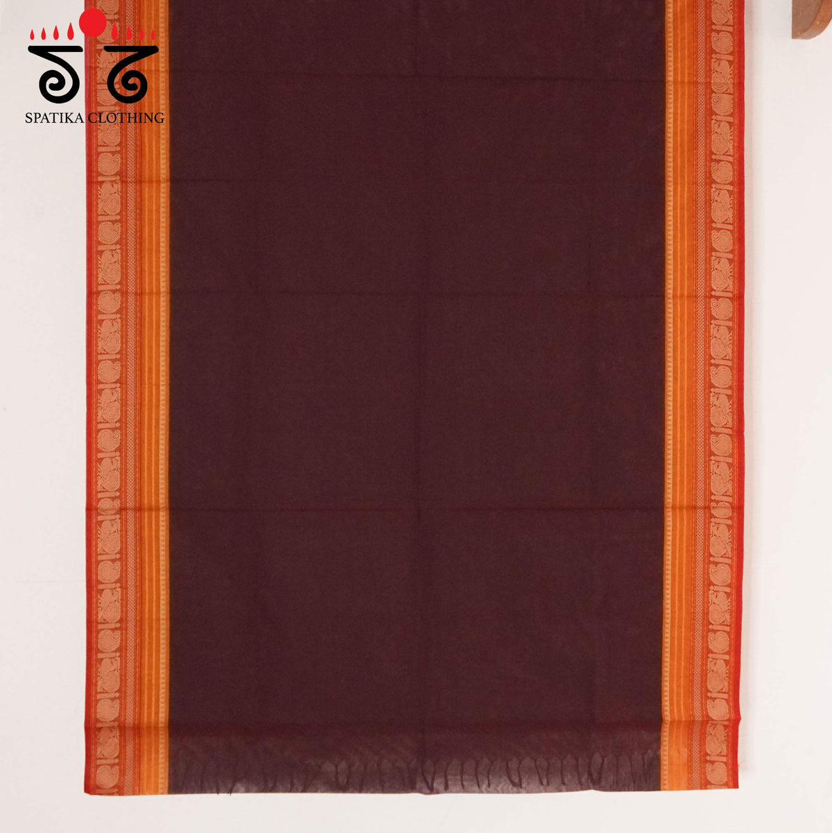 Brown Kanchi Cotton Saree