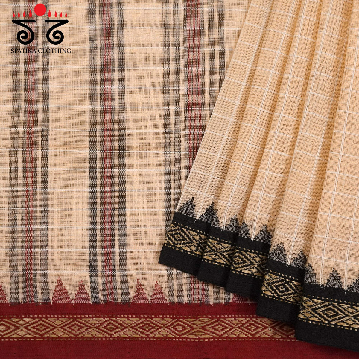 Ponduru Handspun Saree - Kalamkari  Blouse