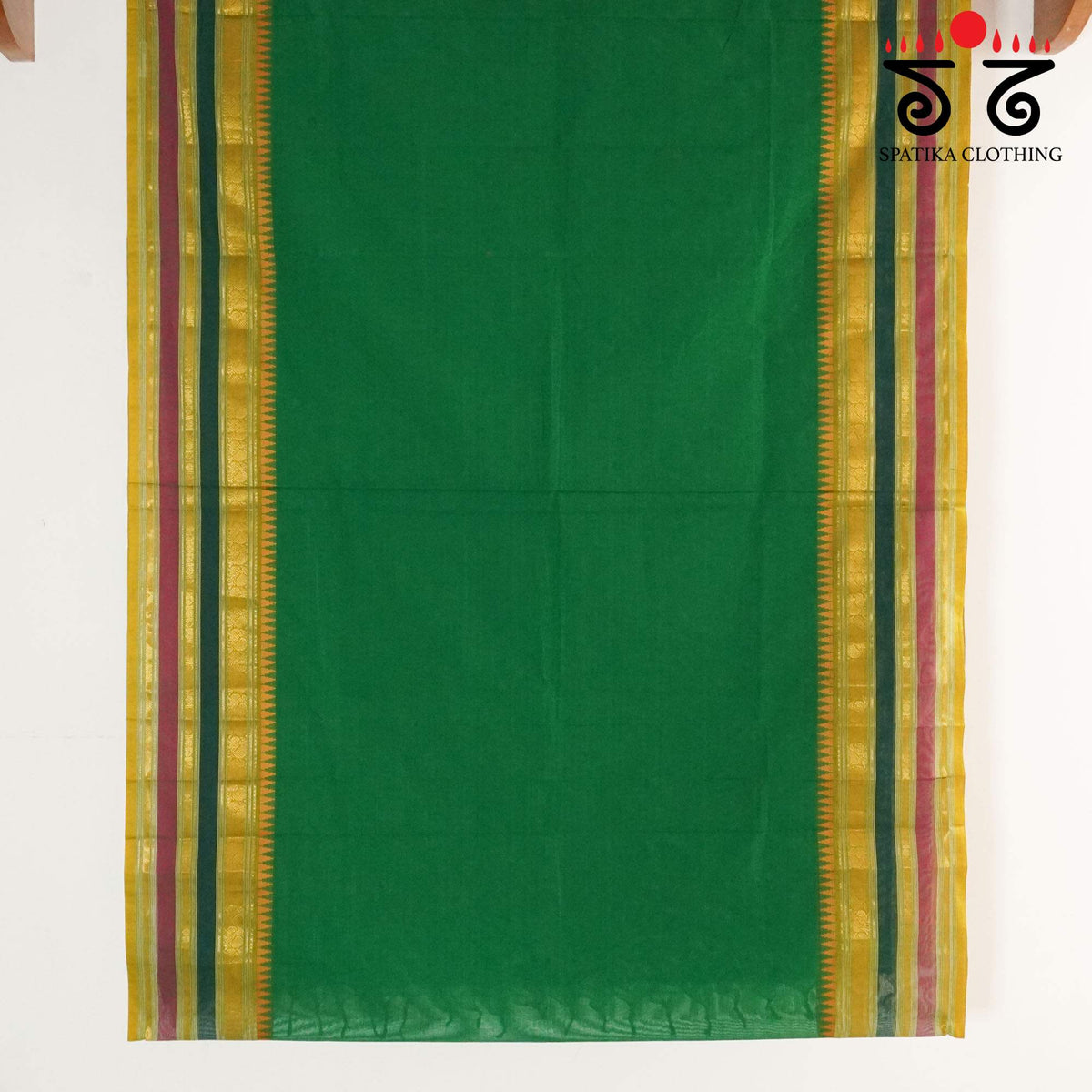 Green Kanchi Cotton Saree