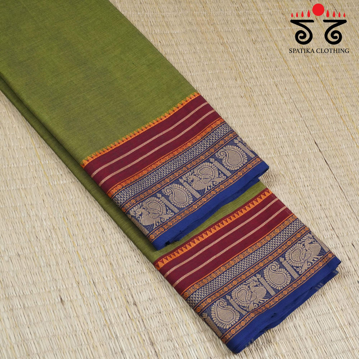 Green Kanchi Cotton Saree