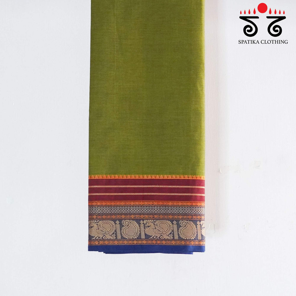 Green Kanchi Cotton Saree