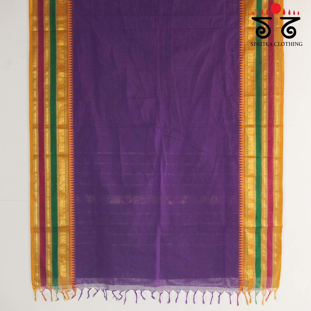 Purple Kanchi Cotton Saree