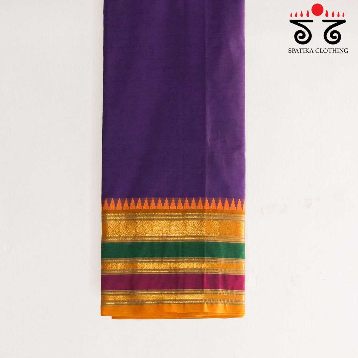 Purple Kanchi Cotton Saree