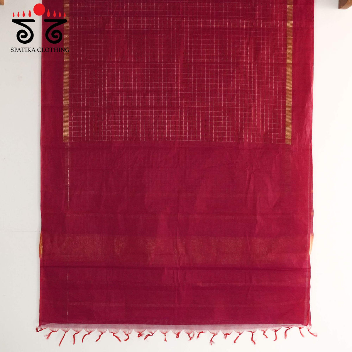 Pink South Cotton Saree