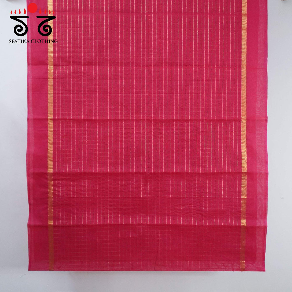 Pink South Cotton Saree