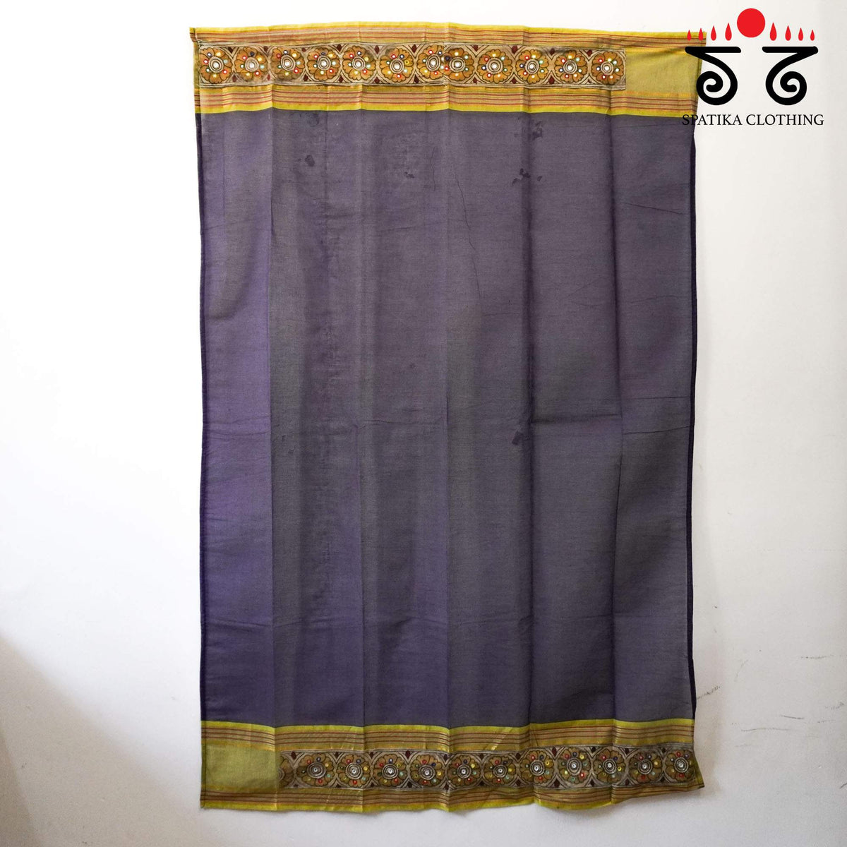 Pen kalamkari Handcrafted Blouse Fabric