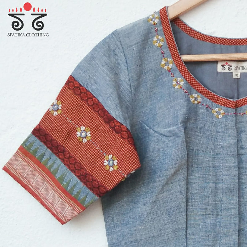 The Ponduru - Hand Embroidered Blouse