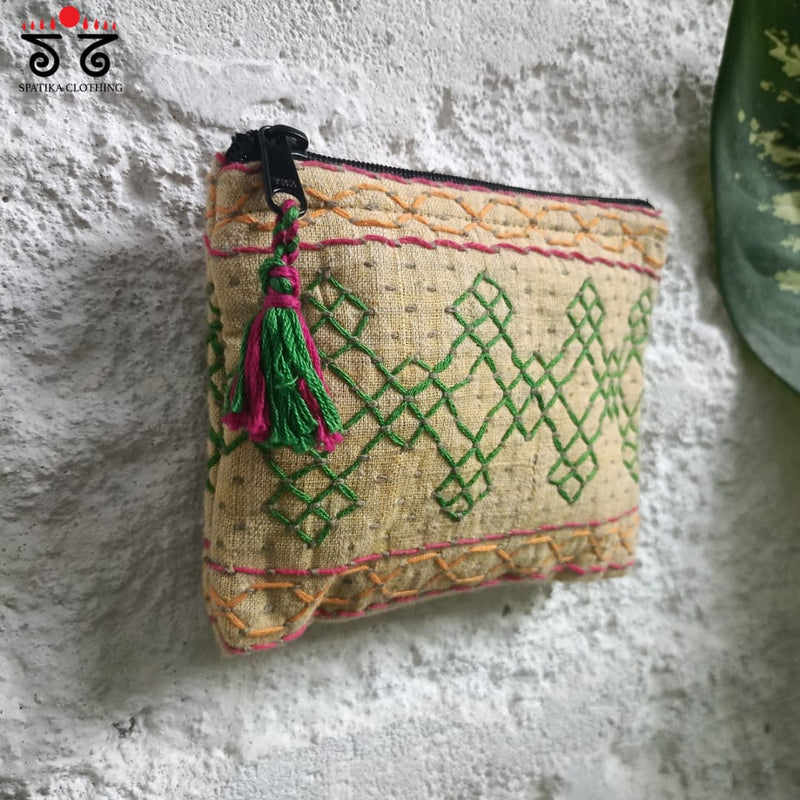 Lambani Hand Embroidered Purse - Small