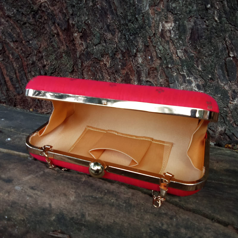 Box Clutch - Festive Red!