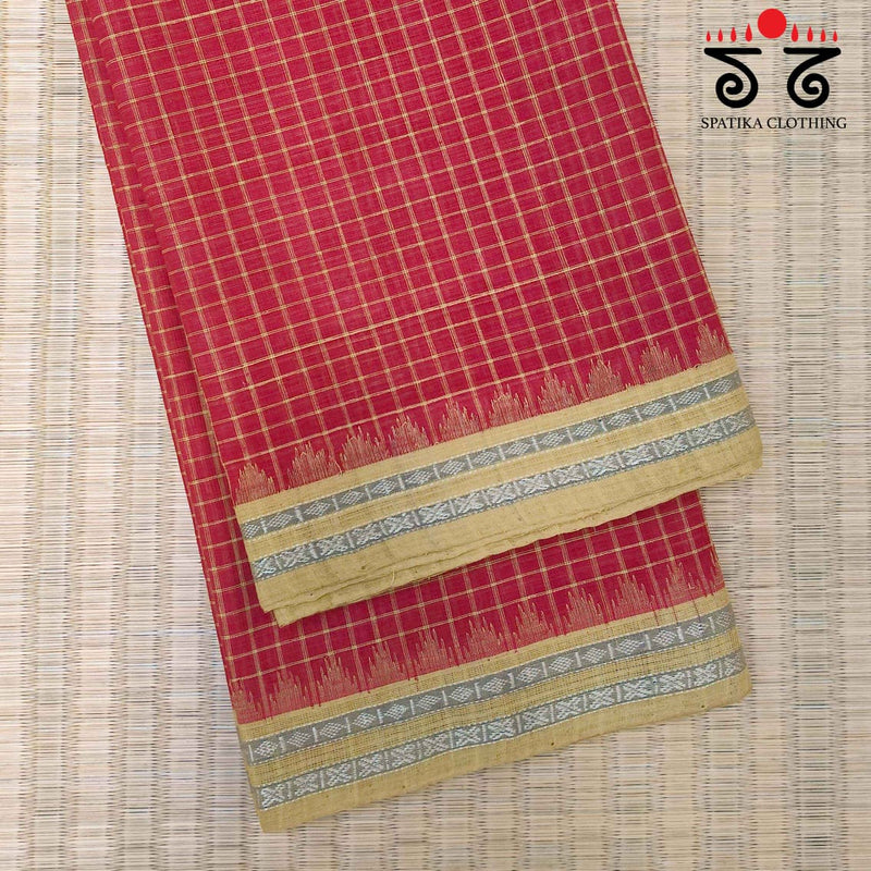 Ponduru Handspun Cotton Saree