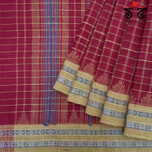 Ponduru Handspun Cotton Saree