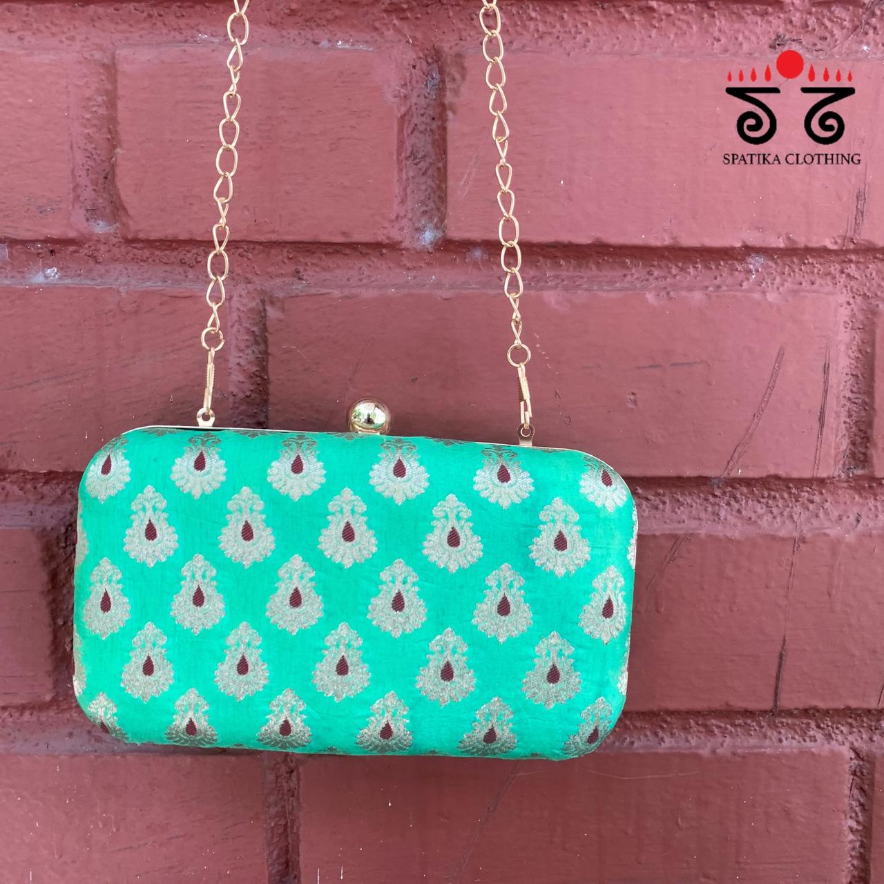 Box Clutch - Banarasi Butta!