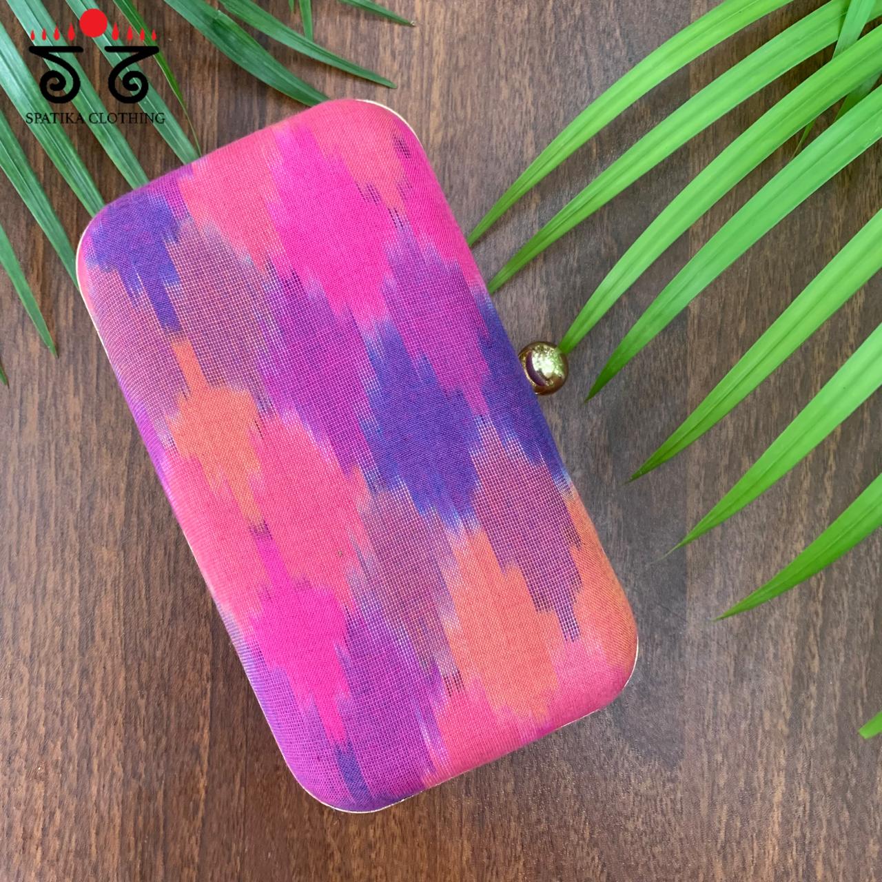 Box Clutch -  Ikat