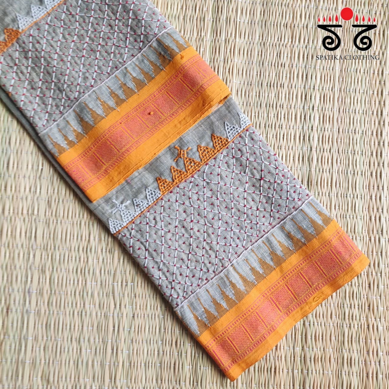 Lambani Hand-embroidered Ponduru Blouse Fabric