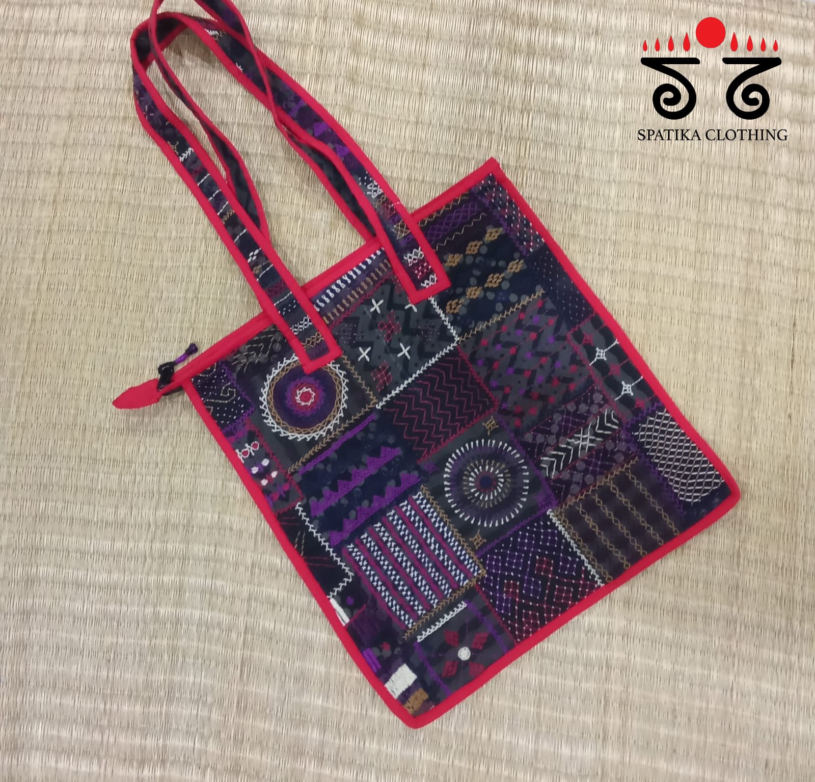 Hand Embroidered Hand Bag
