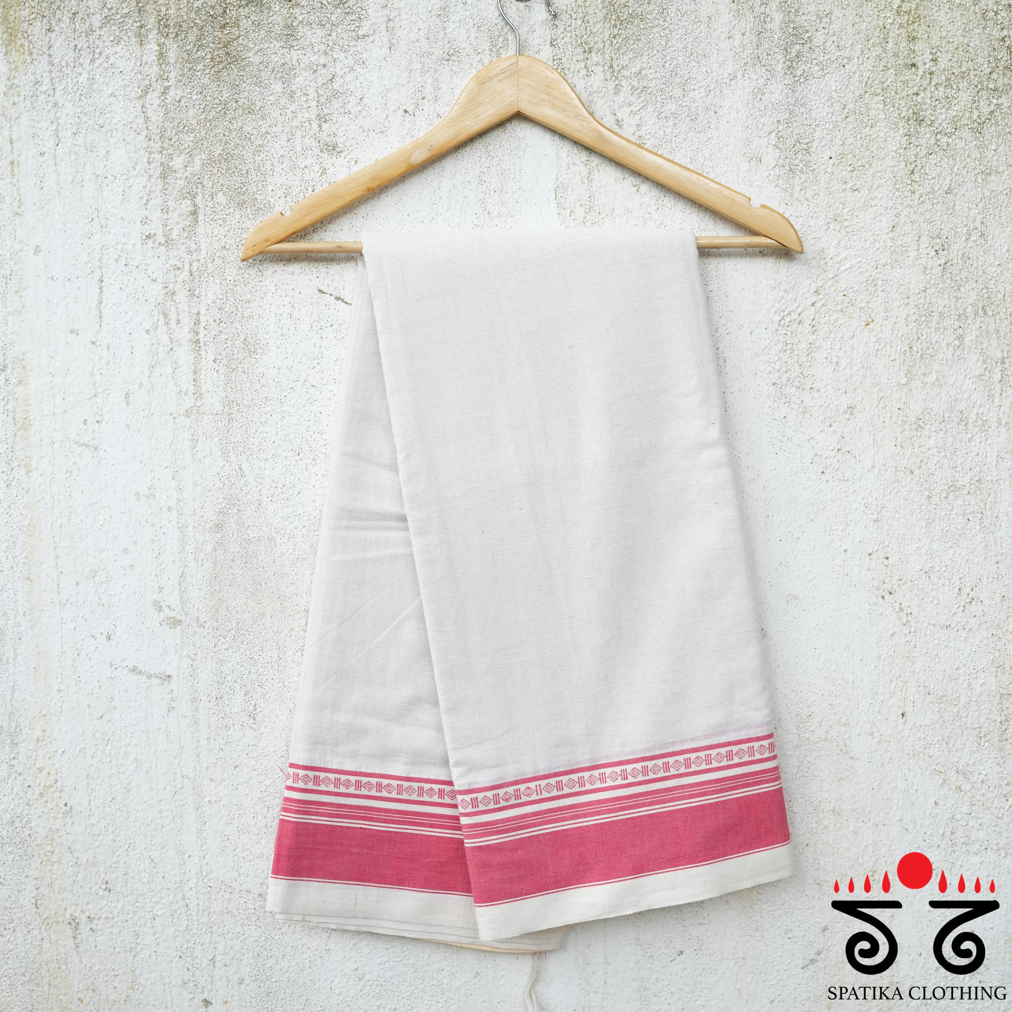 Aane Hejje - White & Orange Revival Saree