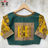 Hand - Blockprinted Patchwork Blouse