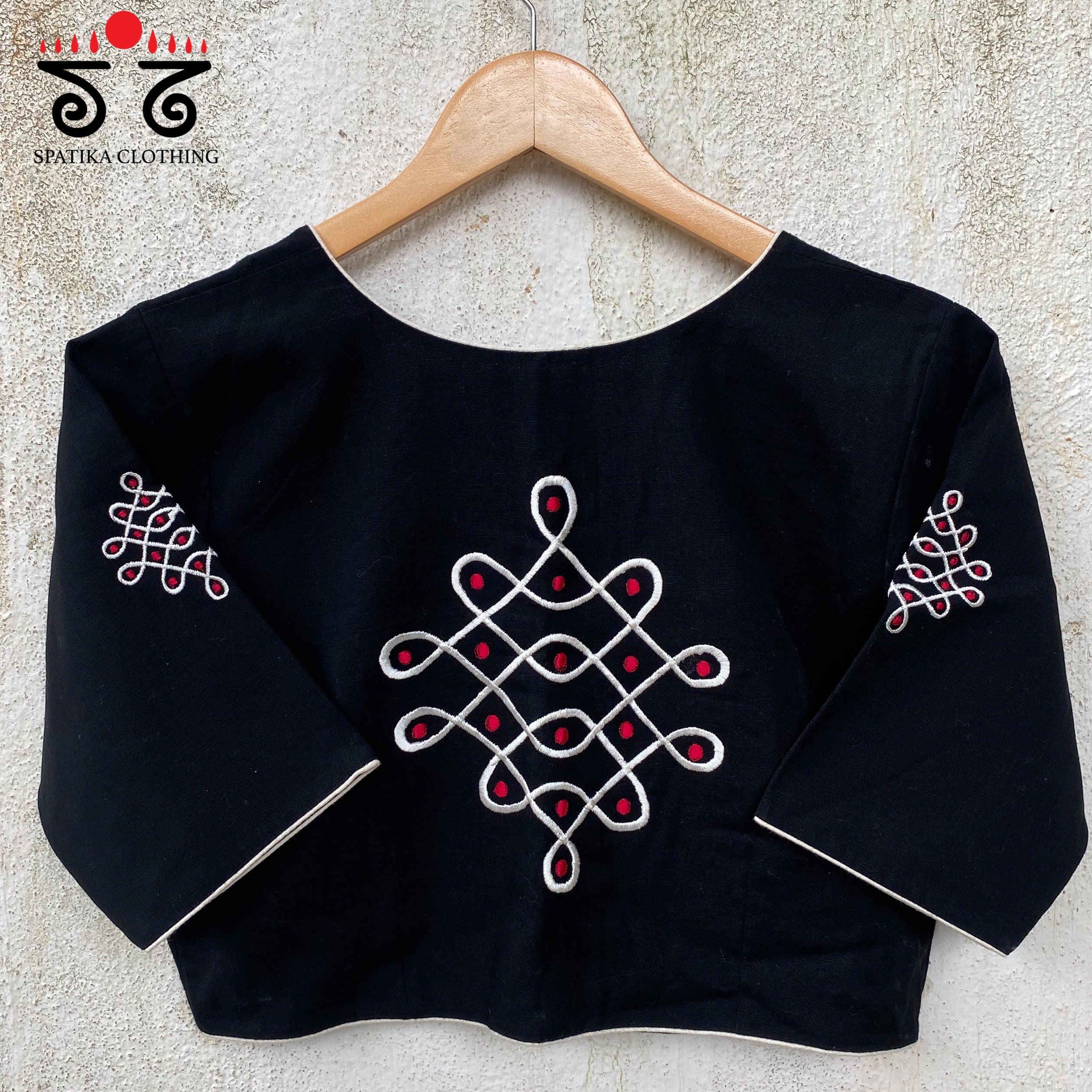 Kolam Blouse Plain