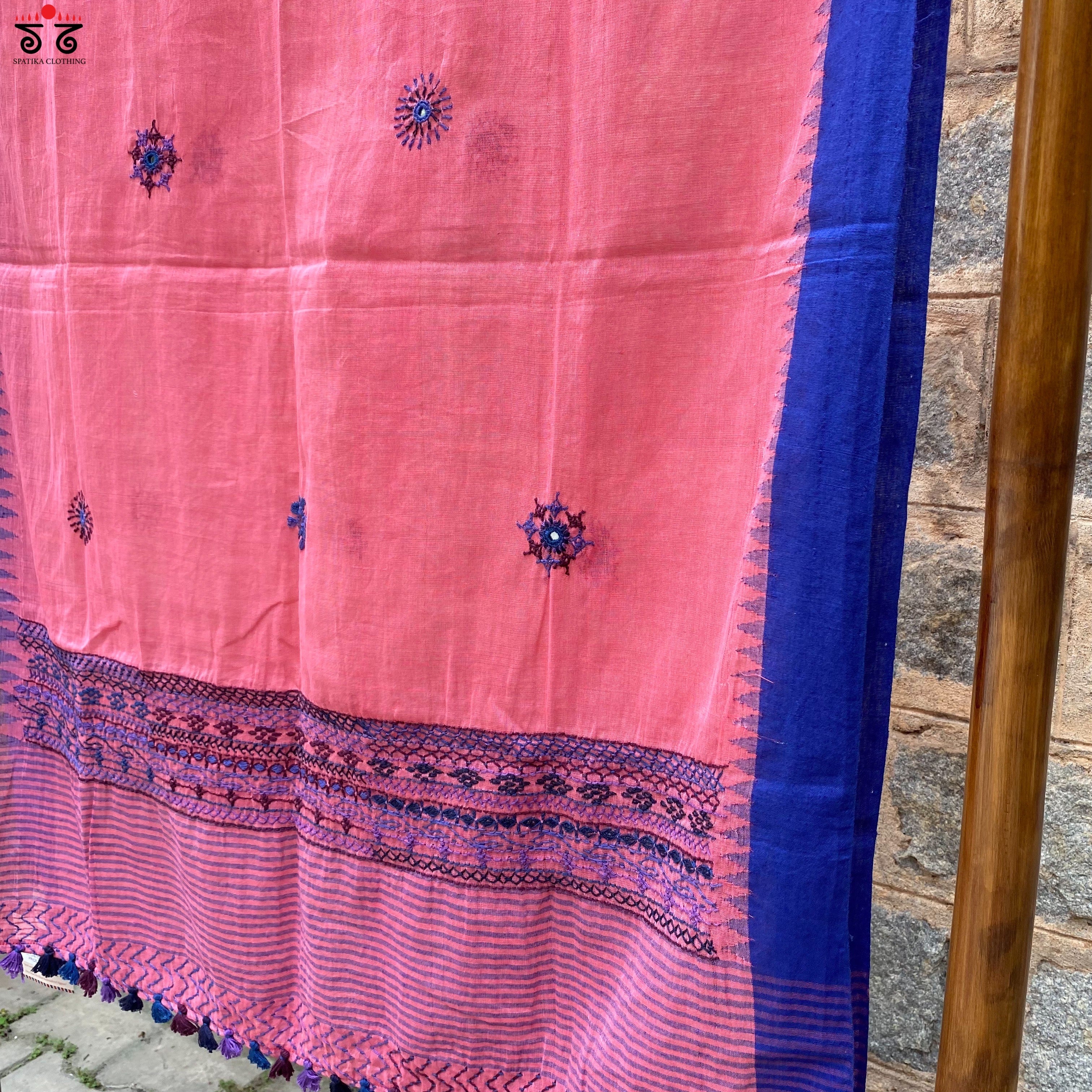 Lambani  Hand Embroidered Ponduru Dupatta