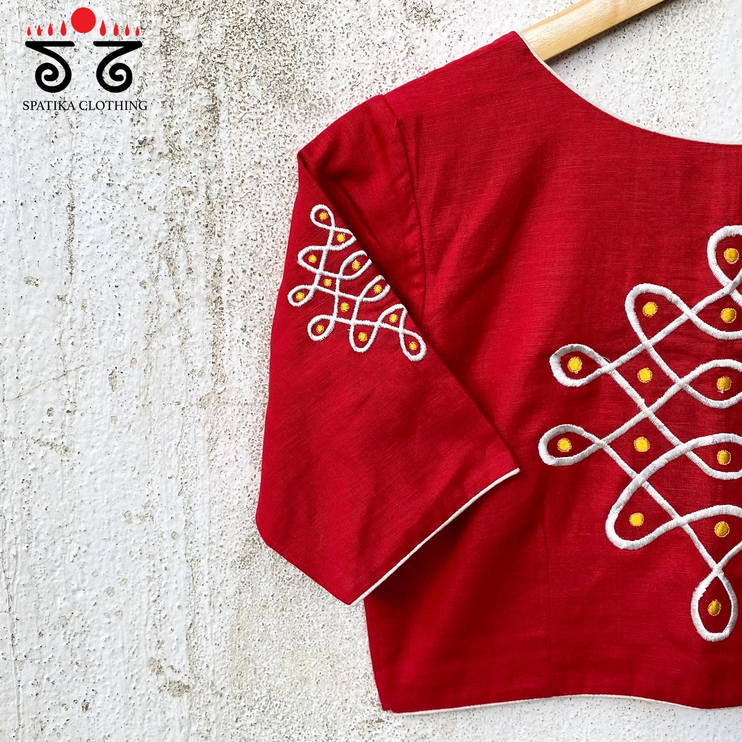 Kolam Blouse Plain