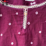 Bandhani Sleeveless Blouse