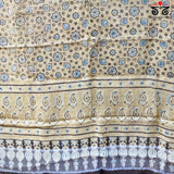 Ajrak on Linen Dupatta