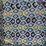 Ajrak on Maheshwari Dupatta